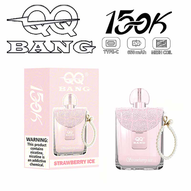 02 Strawberry Ice QQ Bang 150K Puffs Disposable Vape Wholesale