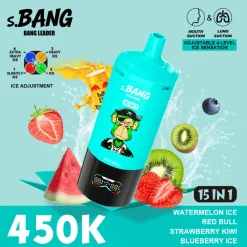 03 Watermelon Ice & Red Bull Bang Leader 450K Puffs 15 in 1 Disposable Vape Wholesale