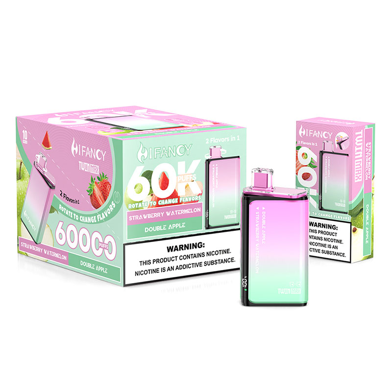 05 Strawberry Watermelon HIFANCY TWINS MAX 60000 Puffs Disposable Vape Wholesale