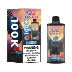 06 Blueberry Raspberry QQ Bang 100K Puffs Disposable Vape Wholesale
