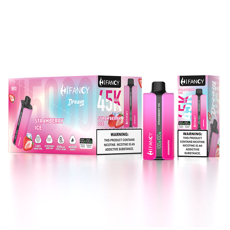 06 Strawberry Ice HIFANCY DREAM 45000 Puffs Disposable Vape Wholesale