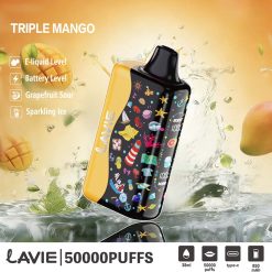 06 Triple Mango Lavie 50000 Puffs Sour&Ice Control Disposable Vape Wholesale