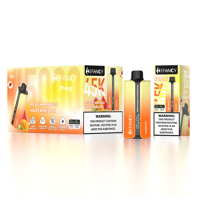 07 Peach Mango Watermelon HIFANCY DREAM 45000 Puffs Disposable Vape Wholesale