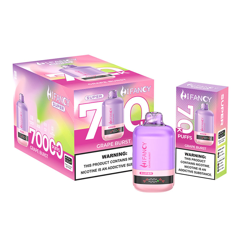 08 Grape Burst HIFANCY SUPER 70000 Puffs Disposable Vape Wholesale
