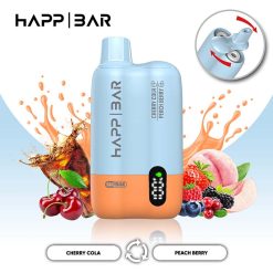 09 Cherry Cola HAPP BAR SH150K 150K Puffs 2 in 1 Disposable Vape Wholesale