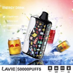 09 Energy Drink Lavie 50000 Puffs Sour&Ice Control Disposable Vape Wholesale