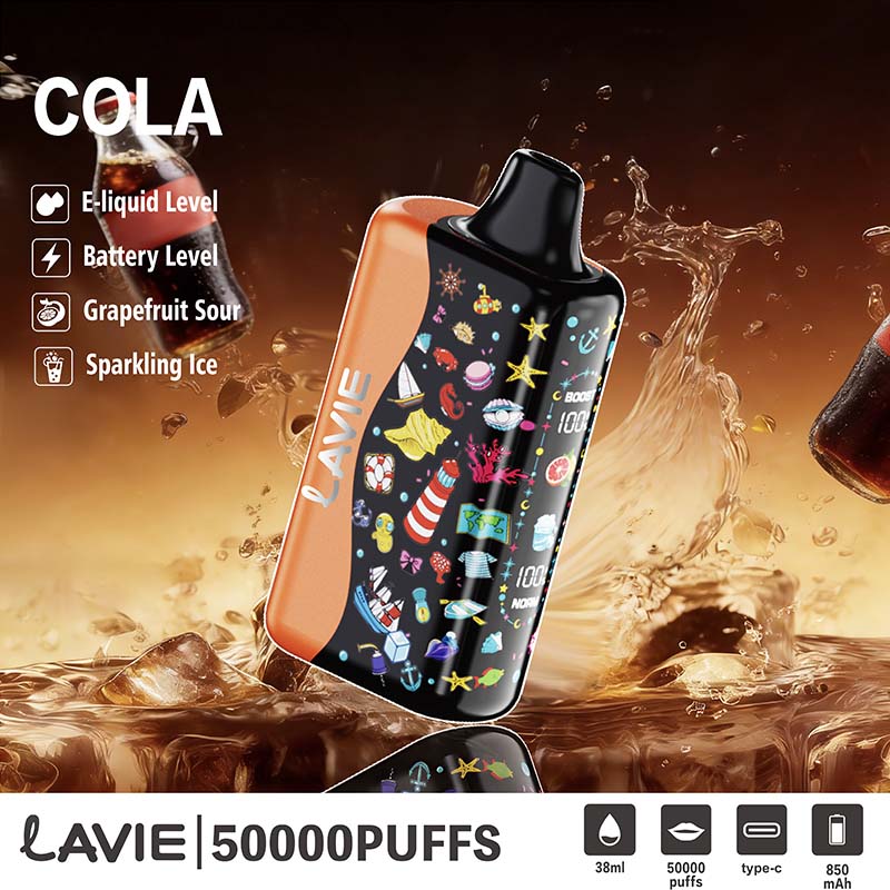 10 Cola Lavie 50000 Puffs Sour&Ice Control Disposable Vape Wholesale