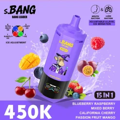 11 Blueberry Raspberry & Mixed Berry Bang Leader 450K Puffs 15 in 1 Disposable Vape Wholesale