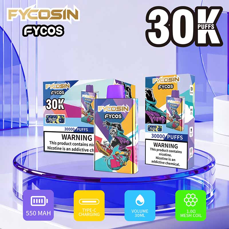 FYCOS FYCOSIN 30000 Puffs Disposable Vape Wholesale 08 Blue Razz Lemonade