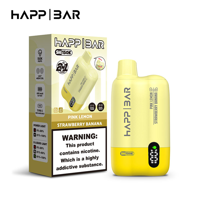 HAPP BAR SH150K 150K Puffs 2 in 1 Disposable Vape Wholesale 5 HAPP BAR SH150K 150K Puffs 2 in 1 Disposable Vape Wholesale 5