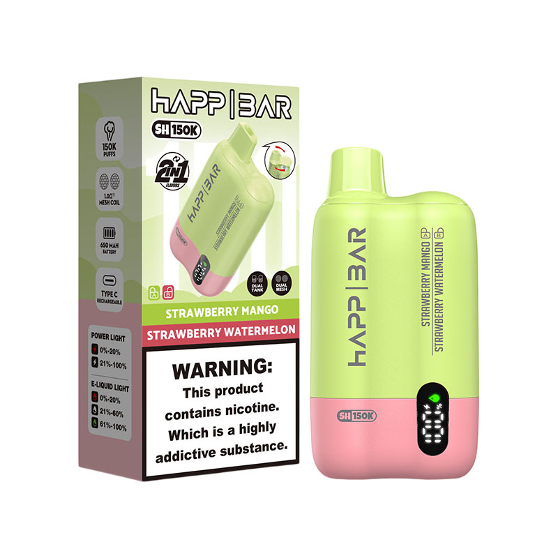 HAPP BAR SH150K 150K Puffs 2 in 1 Disposable Vape Wholesale