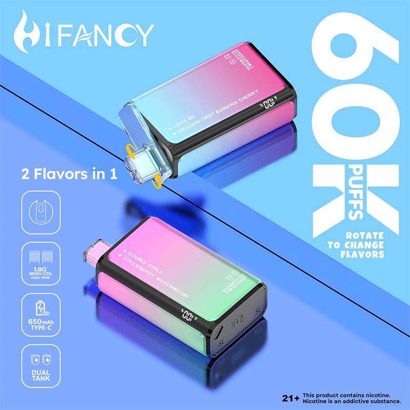 HIFANCY TWINS MAX 60000 Puffs Disposable Vape Wholesale 2