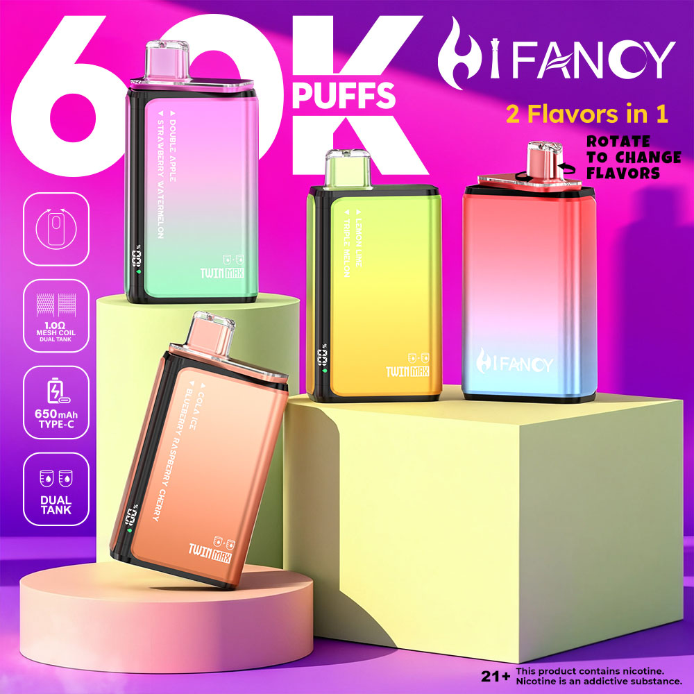 HIFANCY TWINS MAX 60000 Puffs Disposable Vape Wholesale 3 HIFANCY TWINS MAX 60000 Puffs Disposable Vape Wholesale 3