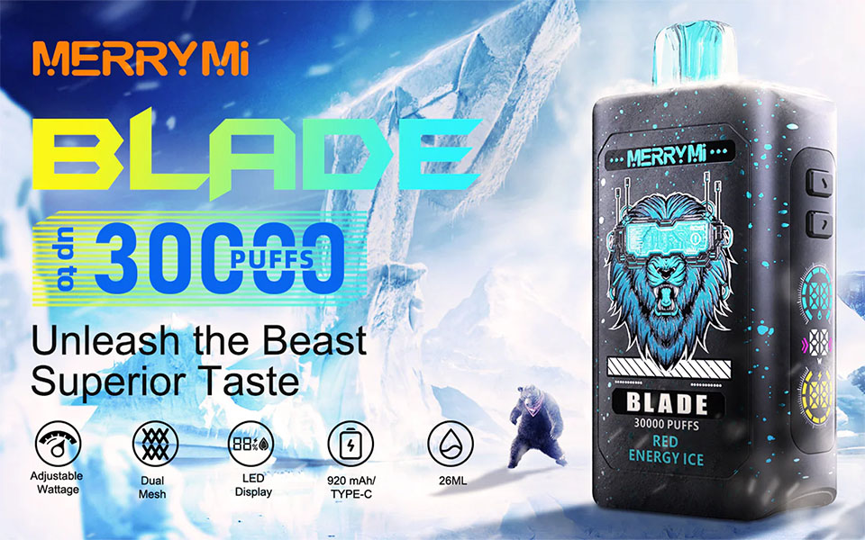 Merry Mi Blade 30000 Puffs Disposable Vape EU Warehouse 1