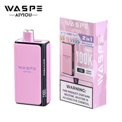 Waspe 100K Pro 2 in 1 100K Puffs Disposable Vape Wholesale 08 Strawberry Raspberry Cherry