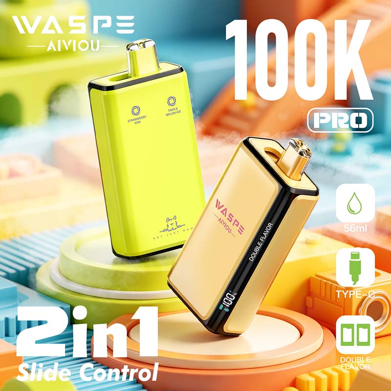 Waspe 100K Pro 2 in 1 100K Puffs Disposable Vape Wholesale 2