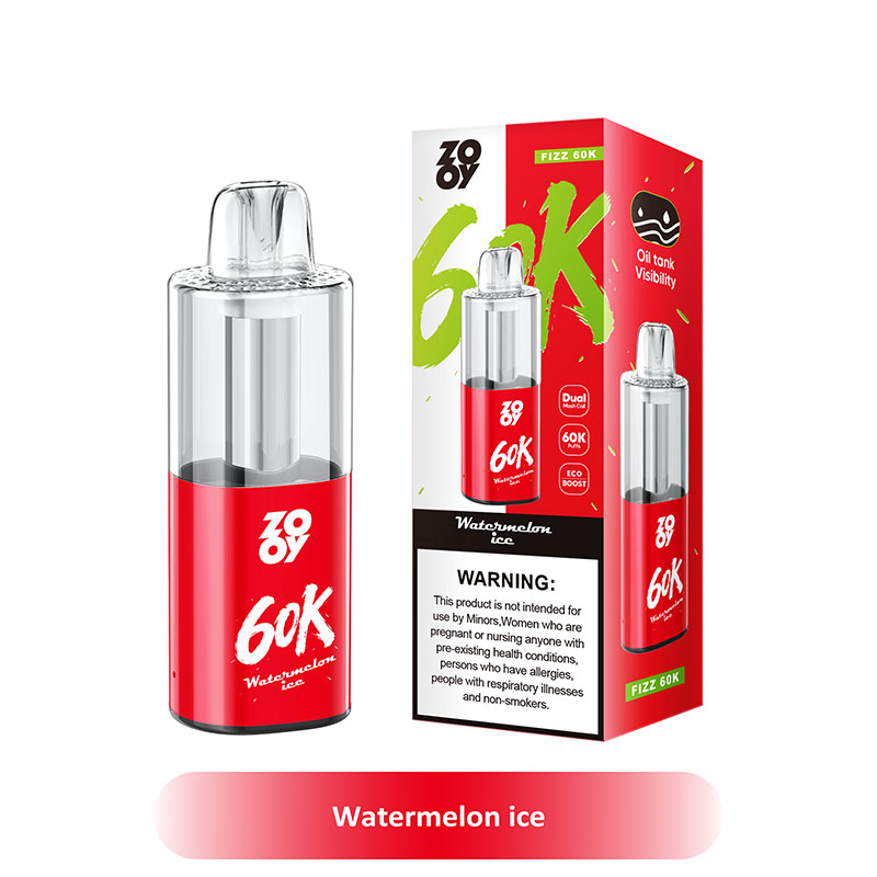Zooy Fizz 60K Puffs Two Modes Disposable Vape Wholesale 03 Watermelon Ice