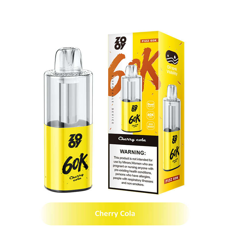 Zooy Fizz 60K Puffs Two Modes Disposable Vape Wholesale 05 Cherry Cola