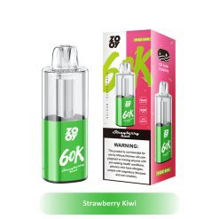 Zooy Fizz 60K Puffs Two Modes Disposable Vape Wholesale 06 Strawberry Kiwi