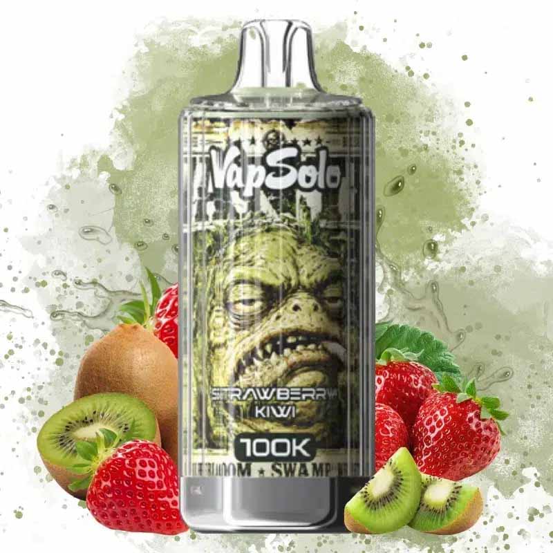 05 Strawberry Kiwi Vapsolo 100K Puffs Disposable Vape Wholesale EU Warehouse