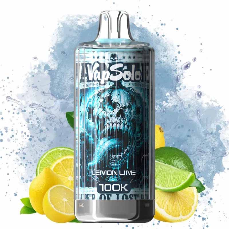 06 Lemon Lime Vapsolo 100K Puffs Disposable Vape Wholesale EU Warehouse