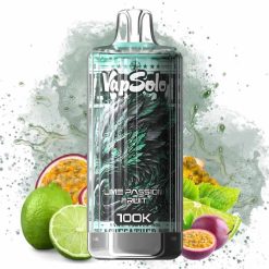 08 Lime Passion Fruit Vapsolo 100K Puffs Disposable Vape Wholesale EU Warehouse