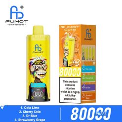 10 Cola Lime Fumot ECO 4in1 80K Puffs 4 Flavors Disposable Vape Wholesale