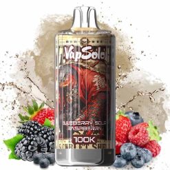 15 Blueberry Sour Raspberry Vapsolo 100K Puffs Disposable Vape Wholesale EU Warehouse