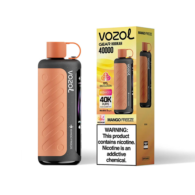 29 Mango Freeze Vozol Gear Hookah 40000 Puffs Shisha Vape Wholesale