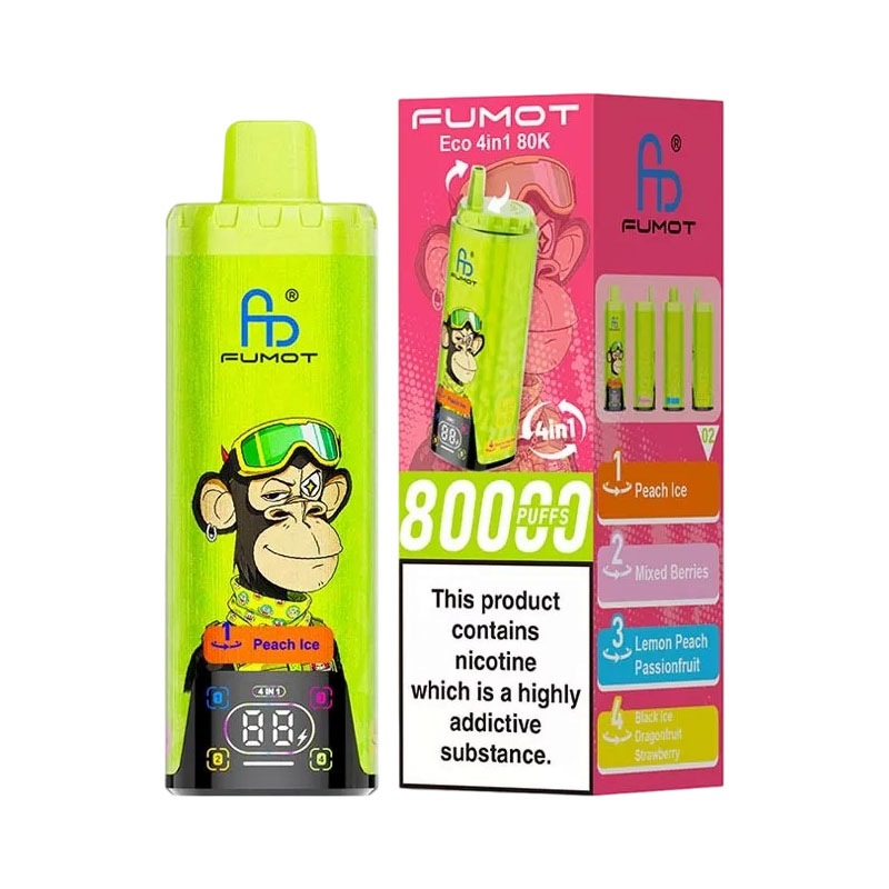 Fumot ECO 4in1 80K Puffs 4 Flavors Disposable Vape Wholesale