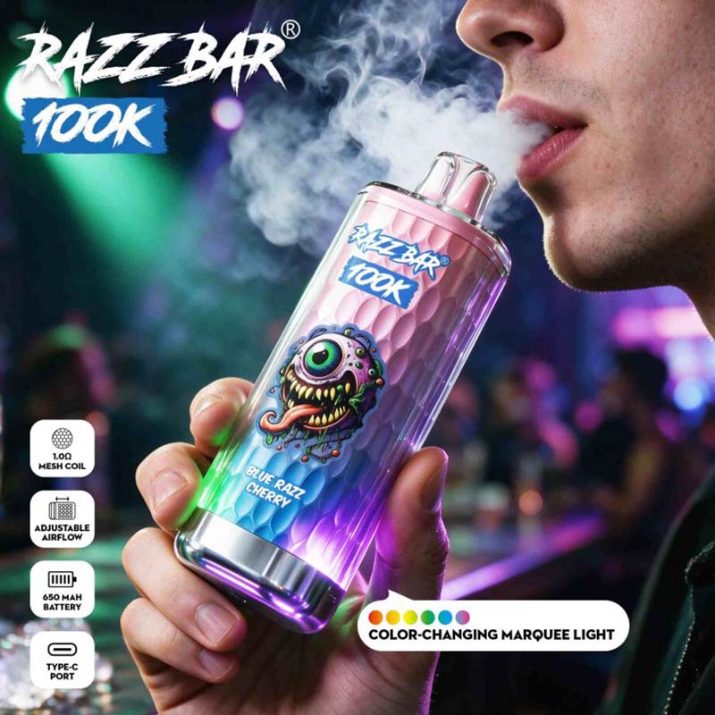 Razz Bar 100K Puffs Disposable Vape Wholesale 3