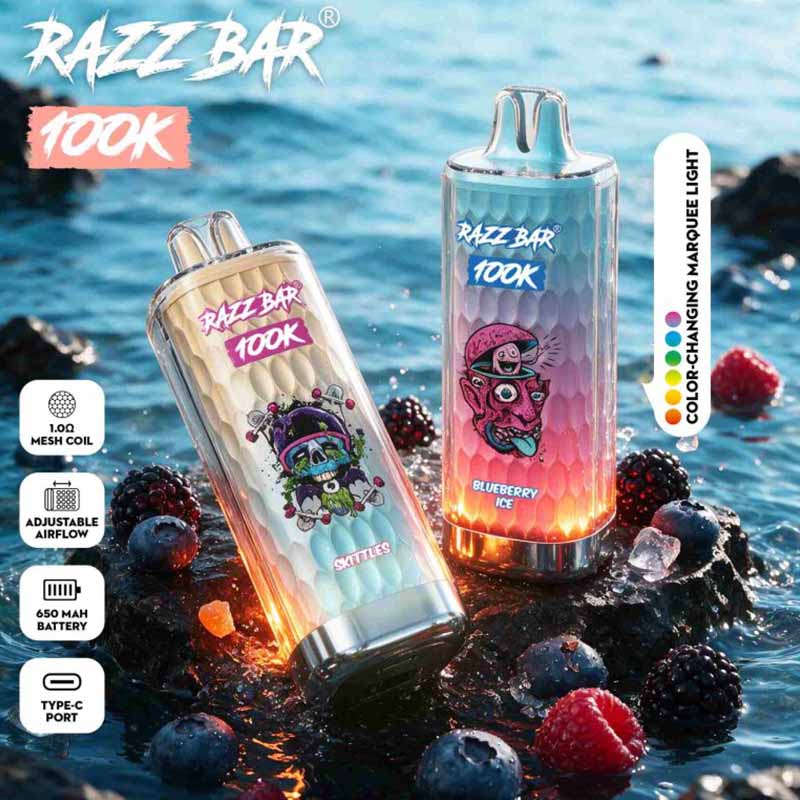 Razz Bar 100K Puffs Disposable Vape Wholesale 4