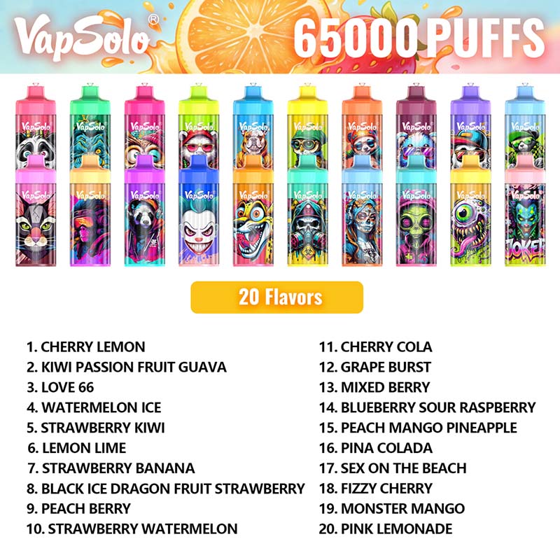 Vapsolo King Pro 65K Puffs Disposable Vape Wholesale 3